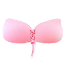 strapless backless bra pink